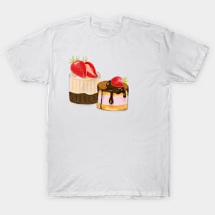 Yummy strawberry cakes T-Shirt